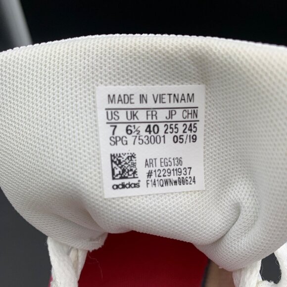 Adidas Womens White & Pink Sneakers Shoes Size 7.5 SPG 753001 - Picture 3 of 7